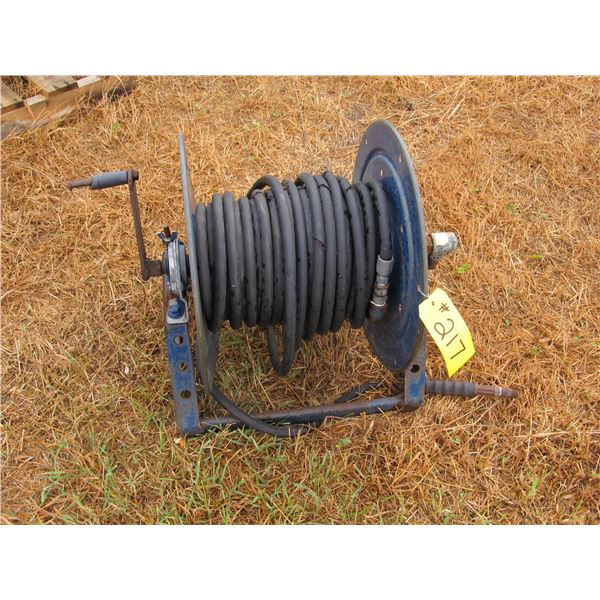 WATER HOSE REEL (HOSE HAS BURST)