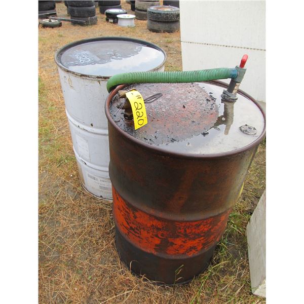 2 BARRELS C/W BUNG AND TAP