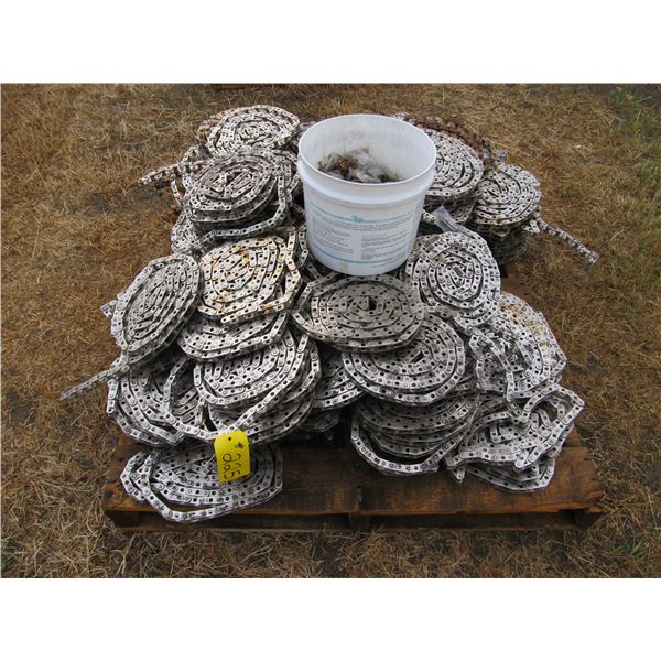 PALLET OF TSUBAKI CHAIN AND CONNECTORS