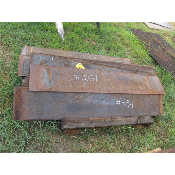 QUANTITY OF 1/8" X 12" X 4' SHEET METAL