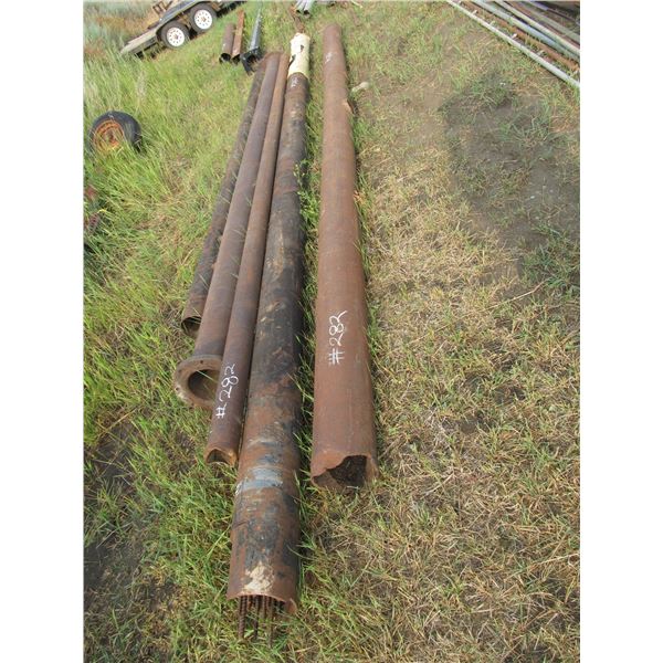 5 PIECES OF 8"-10"PIPE (APPROX 20' LONG), APPROX 20 PIECES REBAR