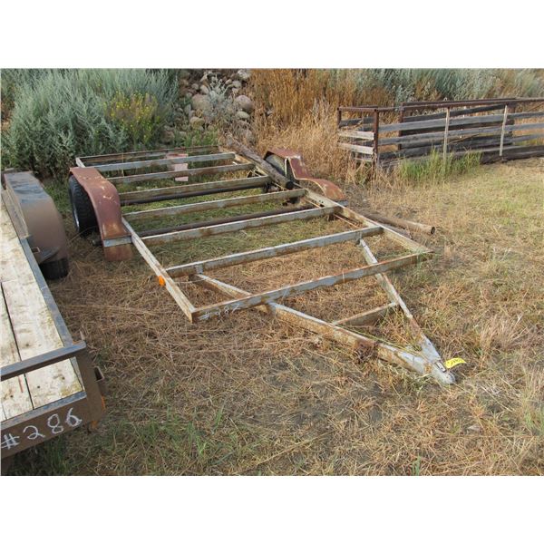 TANDEM AXLE TRAILER FRAME & AXLES