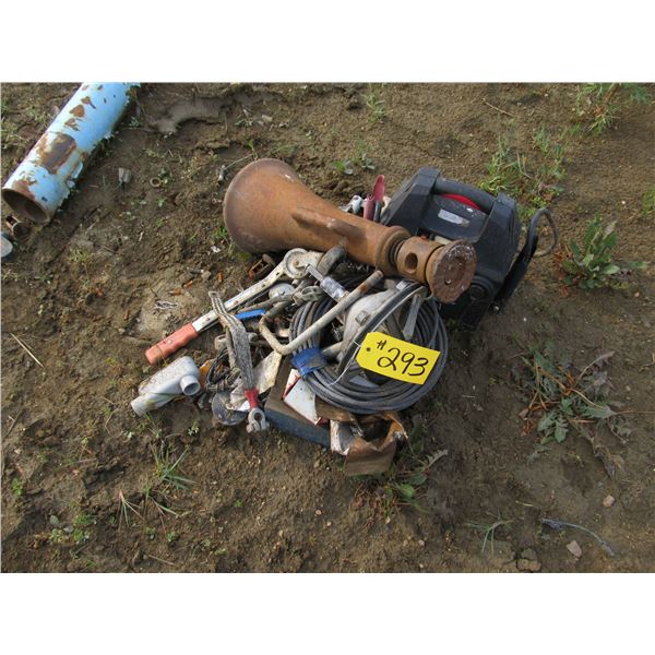 SCREW JACK, COME A LONG & MISC