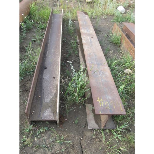 2 - 12" I-BEAMS (APPROX 11')