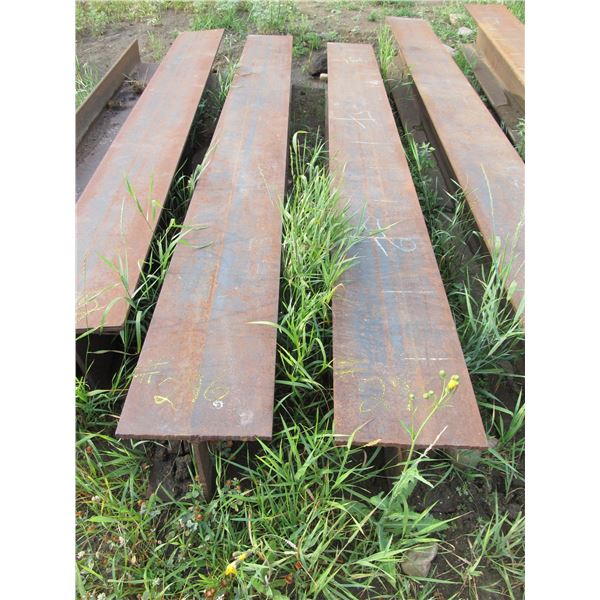 2 - 12" I-BEAMS (APPROX 10.5')