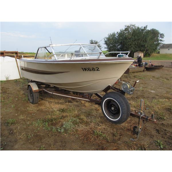 THERMOGLASS 15' BOAT & TRAILER