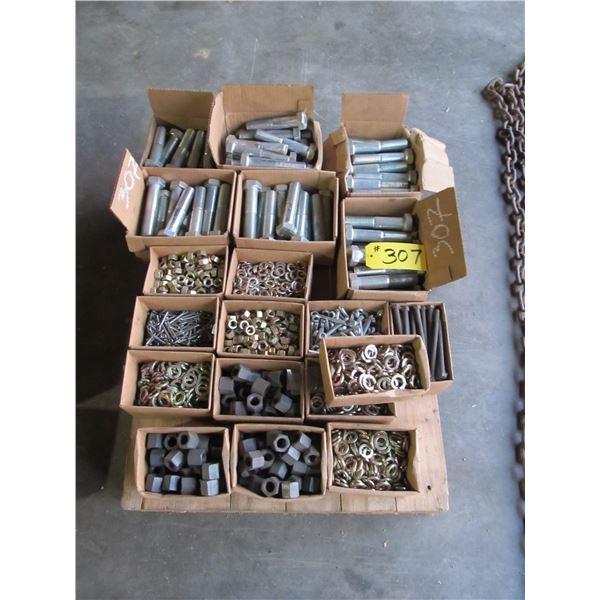NUTS, BOLTS , WASHERS, COTTER PINS
