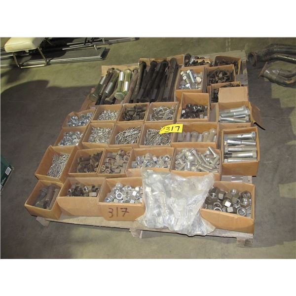 LONG AND HEAVY BOLTS, NUTS, HAIR PINS