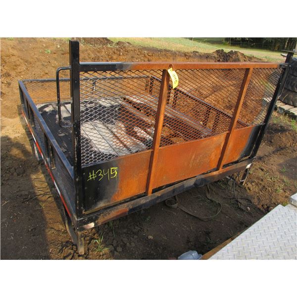 8' SERVICE DECK (SOME FIRE DAMAGE TO DECK)