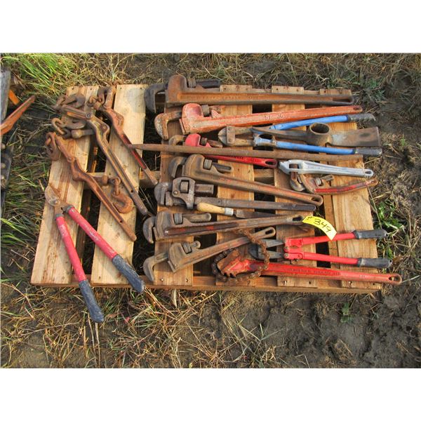 BOOMERS, PIPE WRENCHES, BOLT CUTTERS