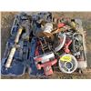 Image 1 : BATTERY OPERATED GREASE GUNS, HAND WINCH, SKIL SAWS, DRILLS, ROOF NAILS, AIR IMPACTS
