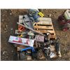 Image 1 : MASTERCRAFT MITRE SAW, SLEDGE HAMMER, CARP BELTS, RECIPROCATING SAW, NAILERS, HAMMERS AND SAWS