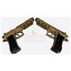 Image 2 : Bones (2001) - Set of 2 Gold Handguns used by Snoop Dogg (Jimmy Bones)
