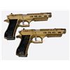 Image 3 : Bones (2001) - Set of 2 Gold Handguns used by Snoop Dogg (Jimmy Bones)