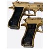 Image 7 : Bones (2001) - Set of 2 Gold Handguns used by Snoop Dogg (Jimmy Bones)