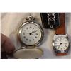 Image 4 : Quartz pocket watch + 8 misc watches
