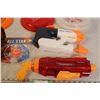 Image 2 : water guns, firzbees, 10" tball glove
