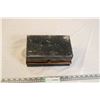 Image 4 : vintage metal coin box . cash box (no key)