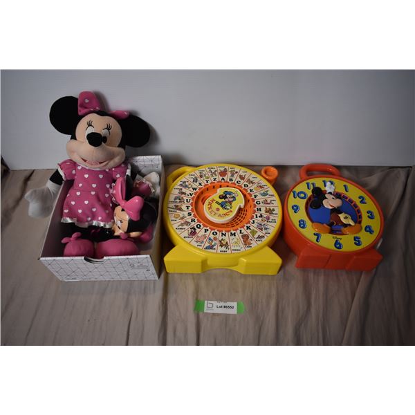 Mickey Mouse Toys + Doll