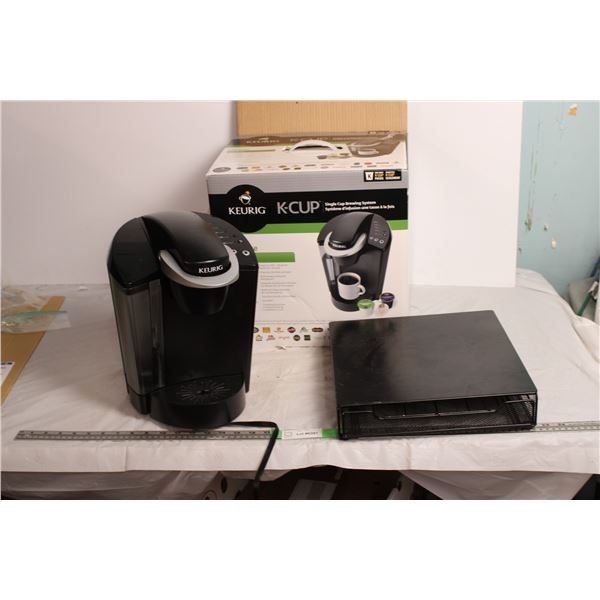 Keurig Coffee Machine + K-cup holder