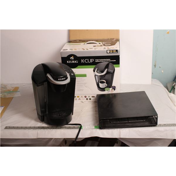 Keurig Coffee Machine + K-cup holder