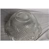 Image 4 : Large Glass Punch Bowl + Ladel (no cups)