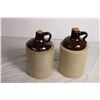Image 2 : 2X The Money - Stoneware Jugs (12" tall)