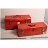 Image 1 : Metal Toolboxes (2) - one lid damaged