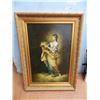 Image 1 : Canvas Painting in Vintage Looking Frame (46" Tall, 34" wide)
