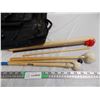 Image 2 : Hand Made Drum Sticks in misc bag with Photo print in frame (20"x16")