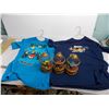 Image 1 : Angry Bird Tshirts (kids size L) and 3 bird decorations