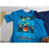 Image 2 : Angry Bird Tshirts (kids size L) and 3 bird decorations