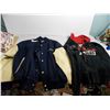 Image 1 : Big Star 75% Wool/Vinyl Jacket (size L) + Calgary Flames Sweater (Med)