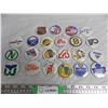 Image 1 : Vintage 1980's NHL team buttons (21 teams + NHL logo)