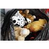 Image 4 : Bag of stuffed animals - Lightning Mcqueen, Tow Mater, Spider Pig, etc