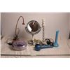 Image 1 : Babyliss Pro curler, Beauty Mirror, Nail curing station, Lamps, vase