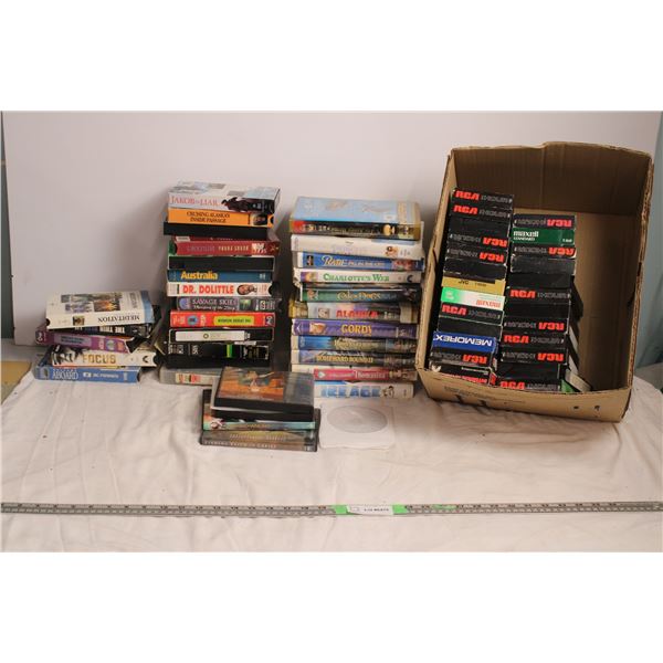 Lot of VHS movies (some home recorded)