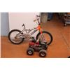 Image 1 : Kids BMX (missing seat) + Monster Truck (missing battery)