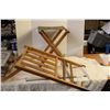Image 1 : Vintage Folding Chair and Wooden Item