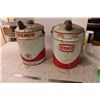 Image 1 : (2X THE MONEY) Texaco Gas Pails