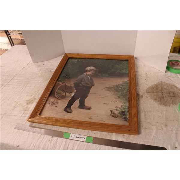 Picture in Frame 18  x 22 