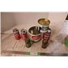 Image 1 : Coca Cola Cans Salt and Pepper Shakers Honey Tins