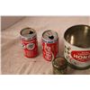Image 2 : Coca Cola Cans Salt and Pepper Shakers Honey Tins