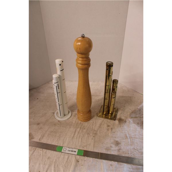 Pepper Mill Coin Dispensers