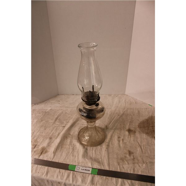 Clear Glass Coal Oil Lamp