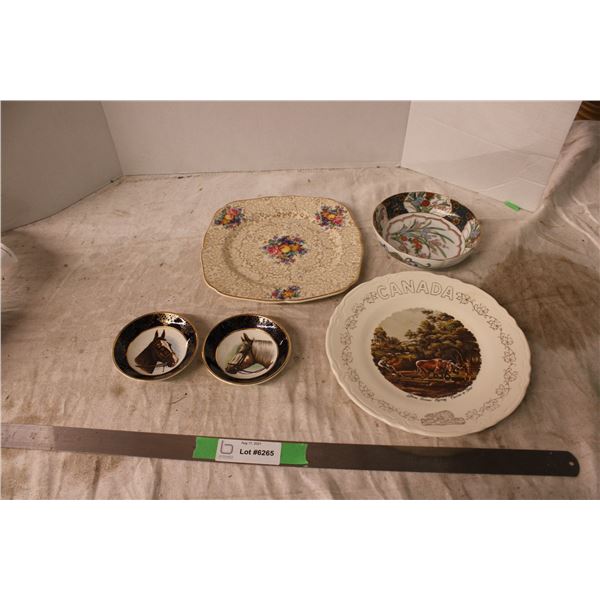 Mixed Lot of Glass Plates and Bowls