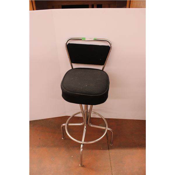 Black Cushion Bar Stool