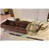 Image 1 : Storage Container with Pitch Fork and Misc Items