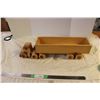 Image 1 : Wooden Handmade Semi Truck and Trailer 24" Long