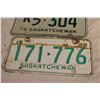 Image 2 : 1968, 1974 Saskatchewan Licence Plates